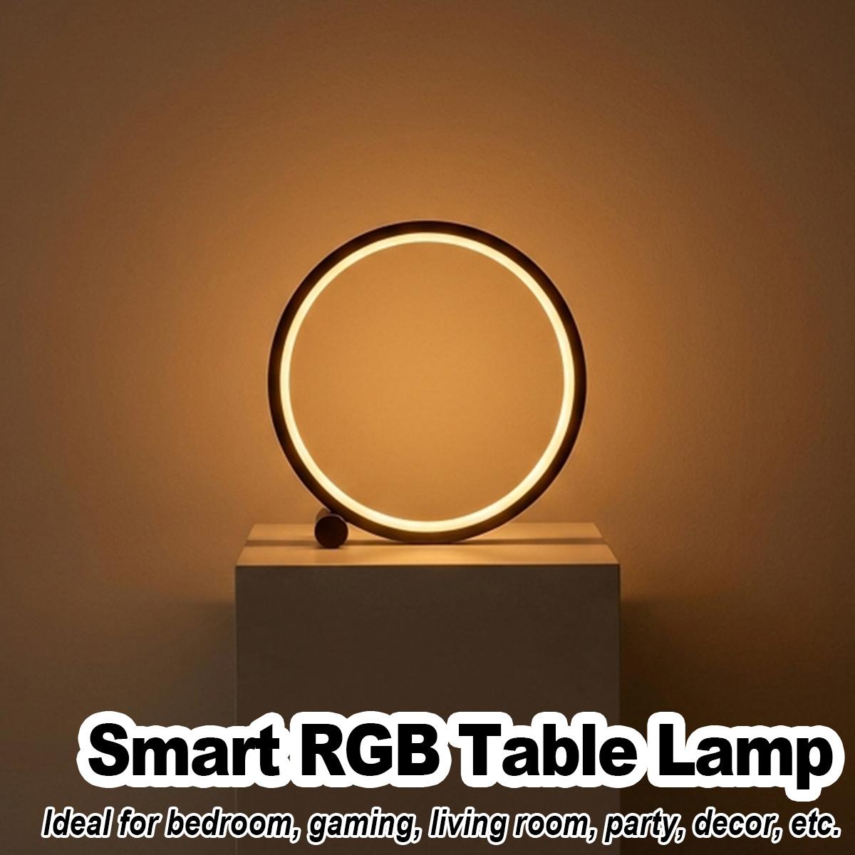 Desk Setup Art - スマートテーブルランプ音楽同期無段階調光テーブルランプ雰囲気USBデスクセットアップルーム装飾雰囲気ライトホームギフトUSB