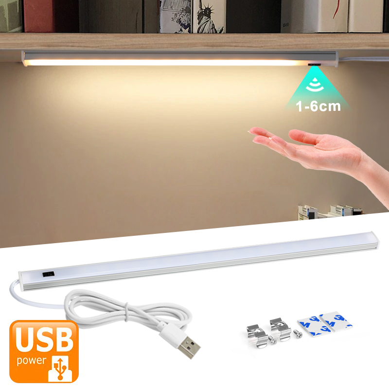 Desk Setup Led Strip - 5V USB LED ストリップデスクランプハンドスイープスイッチモーションセンサーランプテーブルランプ子供の勉強部屋 LED アンダーキャビネットキッチンライト