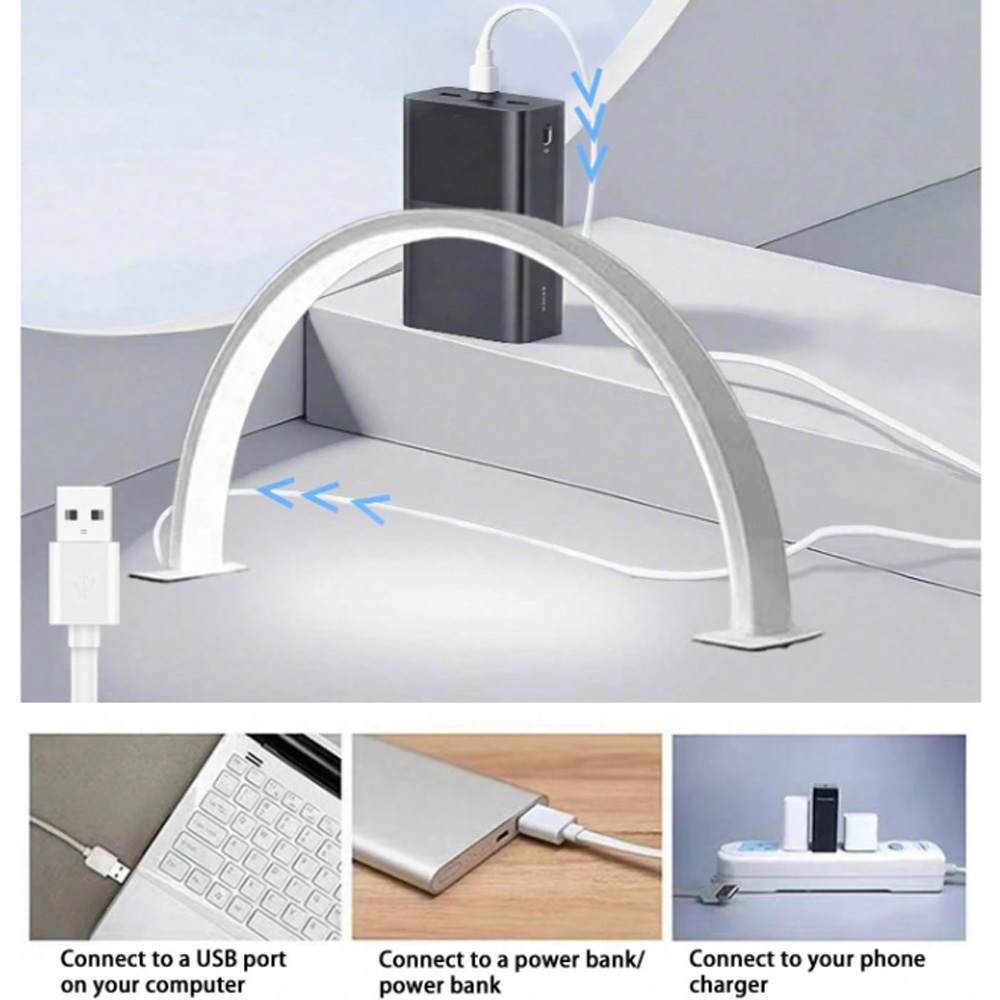 Desk Setup Room - ネイルランプ 40/66CM 補光ライト USB 5V LEDテーブルランプ