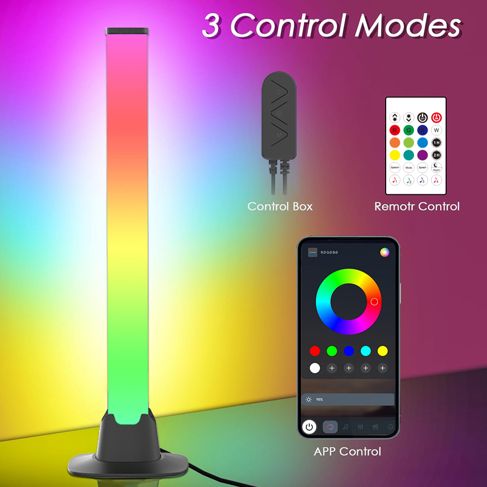 デスクトップ用 RGB LED ライトバー、Bluetoot - Desk Setup Led Strip のレビューと価格