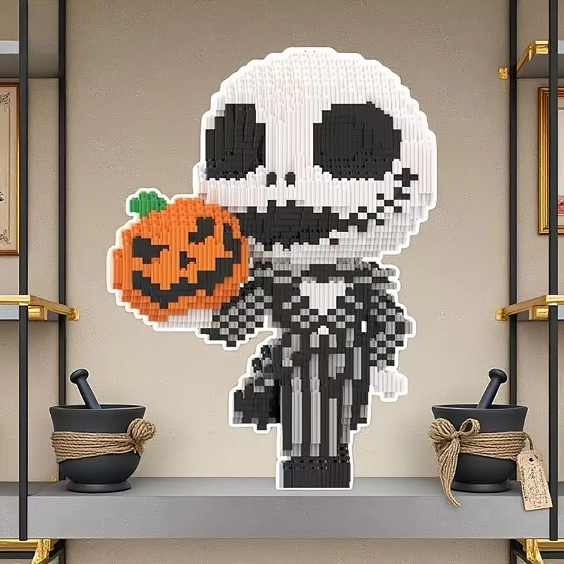 33 センチメートルハロウィンスケルトンパンプキンジャックス - Desk Setup Gear のレビューと価格