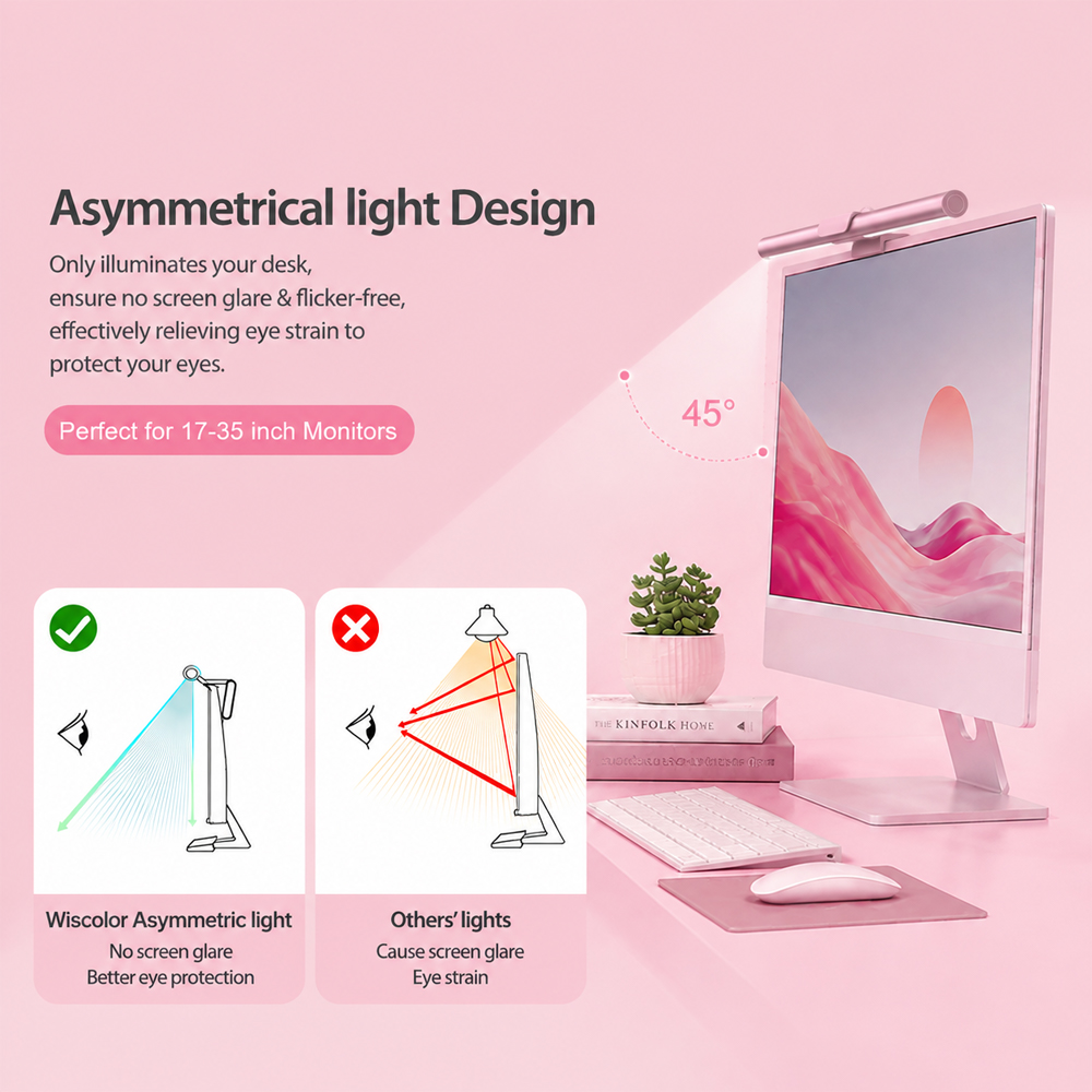 スマートWiFiライトバーLEDライト RGBICモニターラ - Desk Setup Art のレビューと価格