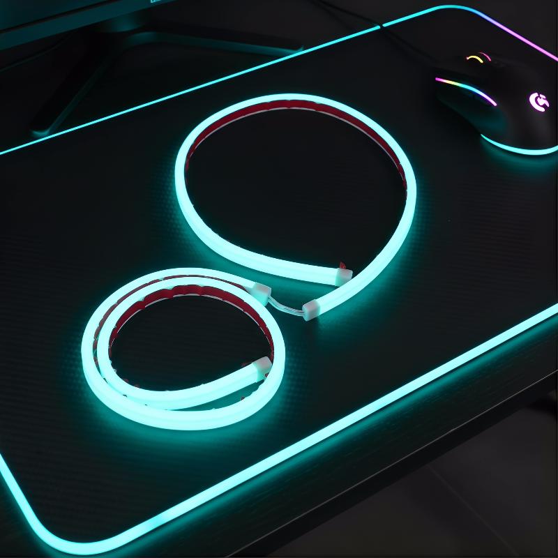 5V 3ピンARGB装飾ライトストリップ PCケース用コンピ - Desk Setup Led Strip のレビューと価格