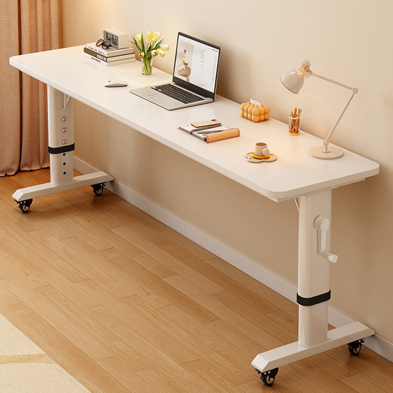 調節可能なオーバーベッドラップトップデスク、ハンドクランク付 - Desk Setup Laptop のレビューと価格