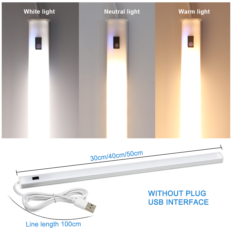 5V USB LED ストリップデスクランプハンドスイープス - Desk Setup Led Strip のレビューと価格