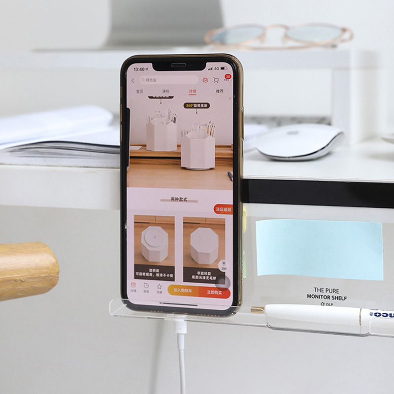 付箋用クリエイティブアクリルモニターメッセージメモボード透明 - Sticky Memo Holder のレビューと価格