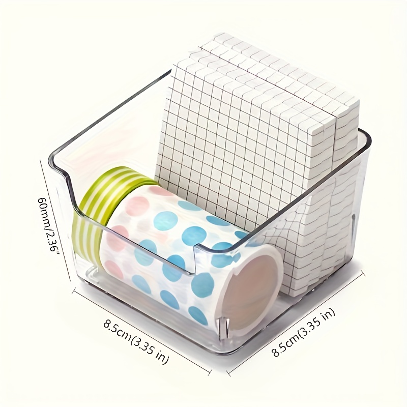 クリア付箋ホルダー、アクリルメモスタンドオーガナイザー、オフ - Sticky Memo Holder のレビューと価格