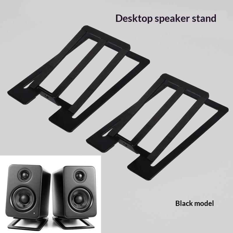 新しいデスクトップスピーカー分離スタンド 2 個の耐衝撃フォ - Desk Setup Speakers のレビューと価格