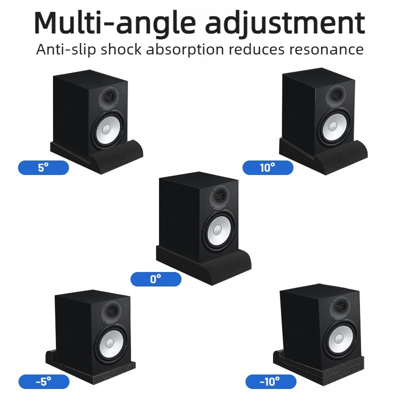 耐衝撃性遮音マット スタジオスピーカーフォームパッド デスク - Desk Setup Speakers のレビューと価格