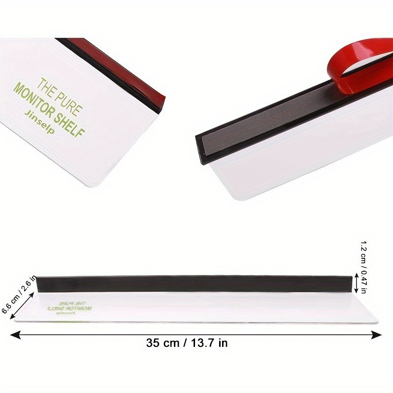 1個の透明コンピューターメモボード、付箋ホルダー、キャビネッ - Sticky Memo Holder のレビューと価格