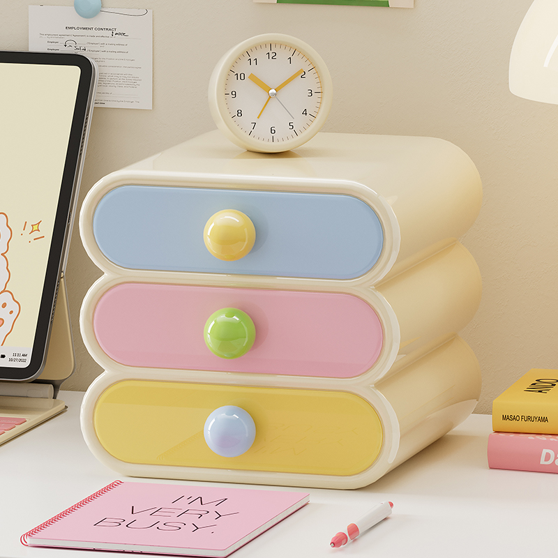 Uforu ドーパミンデスクオーガナイザー、3段引き出し収納 - Desk Setup Room のレビューと価格